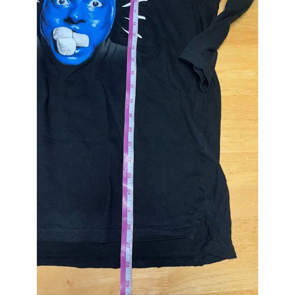 Blue Man Group Long Sleeve Shirt Marshmallow Throw Graphic Promo Tee Medium - Picture 9 of 9